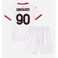 Dres AC Milan Tammy Abraham #90 Preč pre deti 2024-25 Krátky Rukáv (+ trenírky)